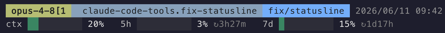 two-line status line